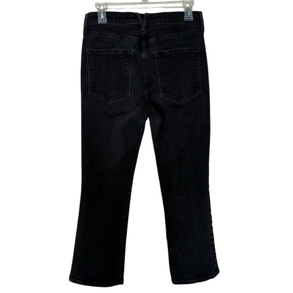 Veronica Beard Carolyn Baby Boot High Rise Black Crop Jeans Womens Size 30/10 - Picture 5 of 10